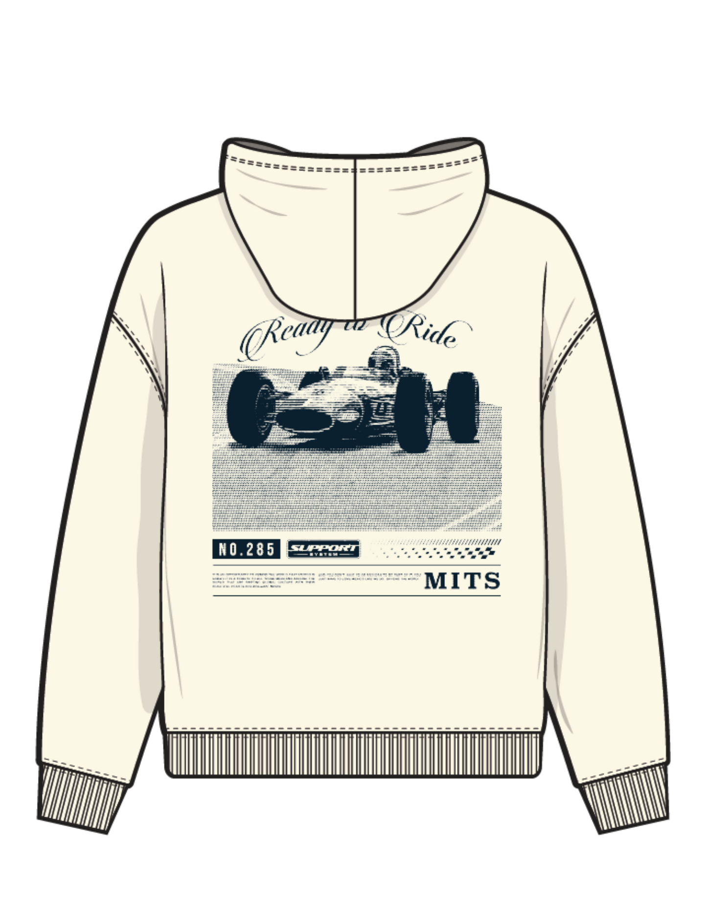 Hoodie MITS Racing "Support" - MEXICO IS THE SHIT