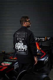 Chamarra - "Pit Crew" Negro - MEXICO IS THE SHIT