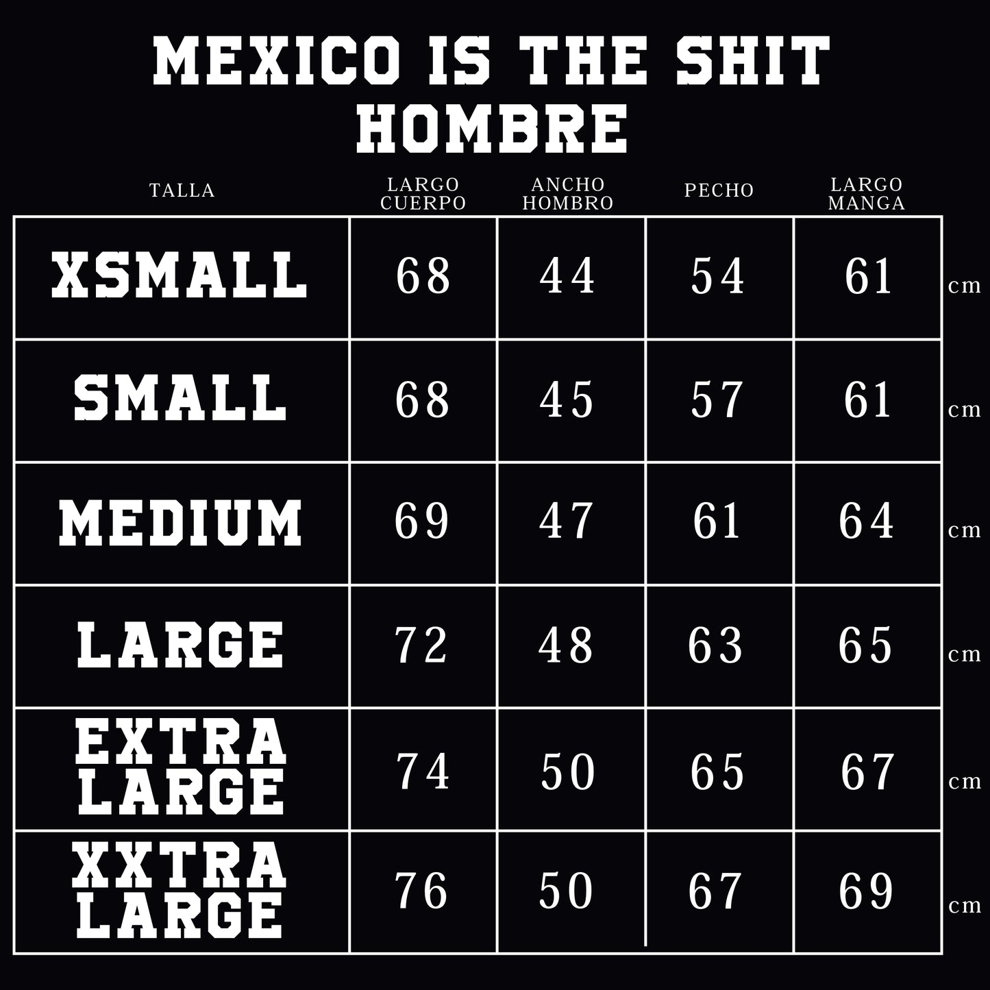 Chamarra  "Mexico Is The Shit" - Clásica